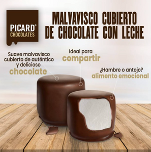 Malvavisco Picard Cubierto de Chocolate con Leche 800 g -ZK