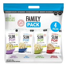 Cargar imagen en el visor de la galería, Palomitas Slim Pop Family Pack 4 pzas - ZK