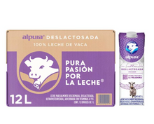 Cargar imagen en el visor de la galería, Leche Deslactosada Alpura 12 pzas de 1 l c/u -ZK