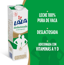 Cargar imagen en el visor de la galería, Leche Deslactosada Lala 12 pzas 1 l c/u - ZK