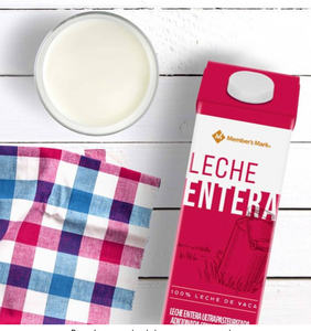 Leche Entera Member's Mark 12 pzas de 1 l c/u -ZK