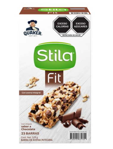 Barra Quaker Stila Chocolate 23 pzas de 23 g c/u - ZK
