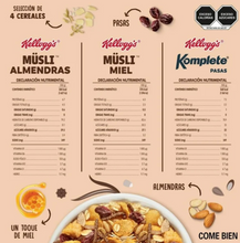 Cargar imagen en el visor de la galería, Cereal Musli Kellogg&#39;s Variety Almendras, Miel y Pasas 1.27 kg - ZK