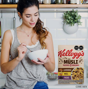 Cereal Musli Kellogg's Variety Almendras, Miel y Pasas 1.27 kg - ZK