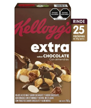 Cargar imagen en el visor de la galería, Cereal Extra Kellogg's Sabor Chocolate con Almendras 765 g -ZK