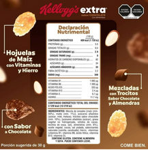 Cargar imagen en el visor de la galería, Cereal Extra Kellogg's Sabor Chocolate con Almendras 765 g -ZK