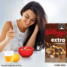 Cargar imagen en el visor de la galería, Cereal Extra Kellogg's Sabor Chocolate con Almendras 765 g -ZK