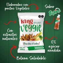 Cargar imagen en el visor de la galería, Botana a Base de Papa y Vegetales King Veggie con Tajín 610 g - ZK