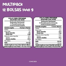Cargar imagen en el visor de la galería, Polvo para Preparar Gelatina D'GARI Varios Sabores 12 pzas -ZK