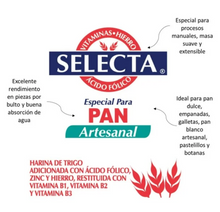 Cargar imagen en el visor de la galería, Harina de Trigo Selecta Pan artesanal 25 kg -ZK
