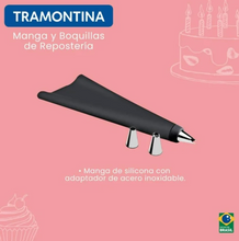 Cargar imagen en el visor de la galería, Manga y Duyas de Repostería Tramontina 4 pzas -ZK