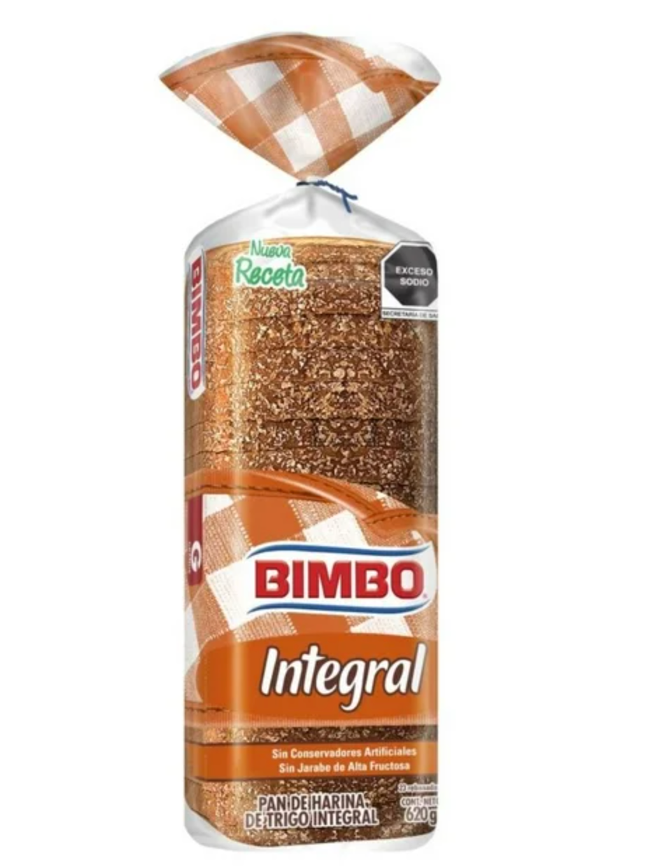 Pan de Caja Bimbo Integral 620 g -ZK