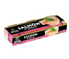 Cargar imagen en el visor de la galería, Salmón al Natural RiAS BAIXAS 3 Latas de 80 g c/u - ZK