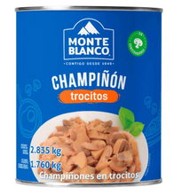 Cargar imagen en el visor de la galería, Champiñón en Trozos Monte Blanco 2.835 kg -ZK