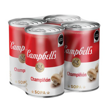 Cargar imagen en el visor de la galería, Crema de Champiñones Campbell's 4 pzas de 735g - ZK