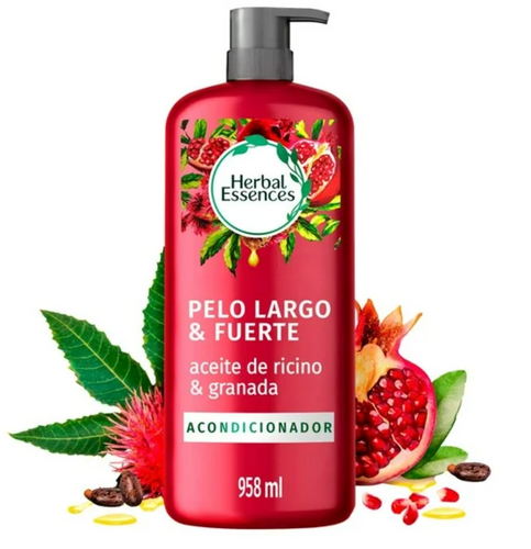 Acondicionador Herbal Essences Aceite de Ricino y Granada 958 ml - ZK