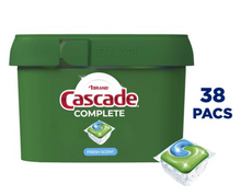 Cargar imagen en el visor de la galería, Detergente en Cápsulas Cascade Complete Para Lavavajillas 38 pzas - ZK