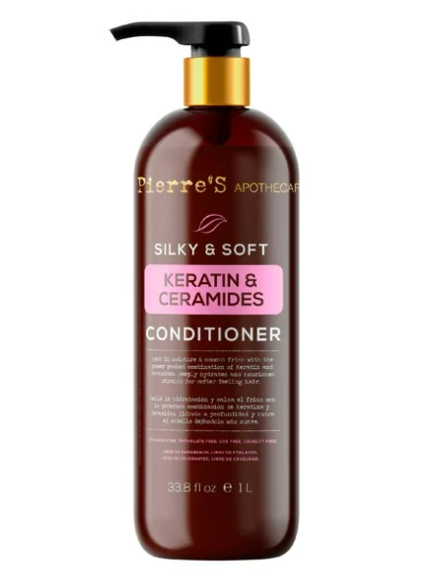 Acondicionador Pierres Apothecary Keratina y Ceramida 1 l - ZK