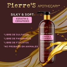 Cargar imagen en el visor de la galería, Acondicionador Pierres Apothecary Keratina y Ceramida 1 l - ZK