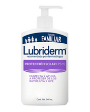 Cargar imagen en el visor de la galería, Crema Corporal Lubriderm Protección Solar UV 15 946 ml - ZK