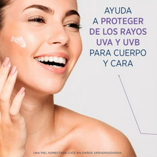 Cargar imagen en el visor de la galería, Crema Corporal Lubriderm Protección Solar UV 15 946 ml - ZK