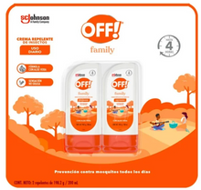Cargar imagen en el visor de la galería, Repelente en Crema OFF! 2 pzas de 200 ml c/u - ZK