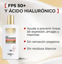 Cargar imagen en el visor de la galería, Protector Solar L'Oréal UV Defender Fluido Invisible Anti-Fotoenvejecimiento 2 Pack 40 g c/u - ZK