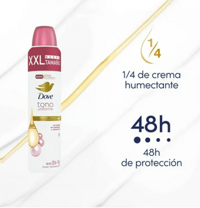 Antitranspirante en Aerosol Dove Tono Uniforme Caléndula 3 pzas 250 ml - ZK
