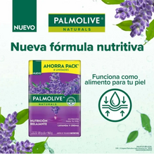 Cargar imagen en el visor de la galería, Jabón en Barra Palmolive Naturals Lavanda y Crema 8 pzas de 120 g - ZK