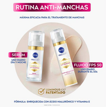 Cargar imagen en el visor de la galería, Rutina Anti-Manchas Nivea Luminous630 Serum 30 ml + Fluido 40 ml - ZK