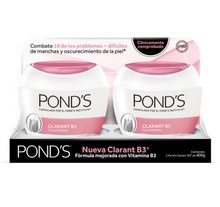 Cargar imagen en el visor de la galería, Crema Facial Pond's Clarant B3 2 pzas de 400 g c/u - ZK