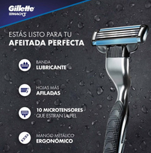 Cargar imagen en el visor de la galería, Repuestos para Afeitar Gillette Mach3 16 pzas - ZK