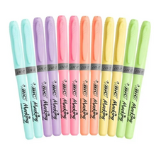 Cargar imagen en el visor de la galería, Resaltadores Bic Marking Pastel 12 pzas - ZK