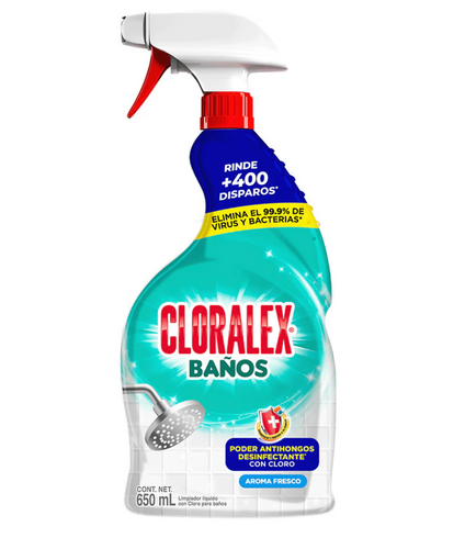 Caja Limpiador Cloralex baños 650M/12B - SCG