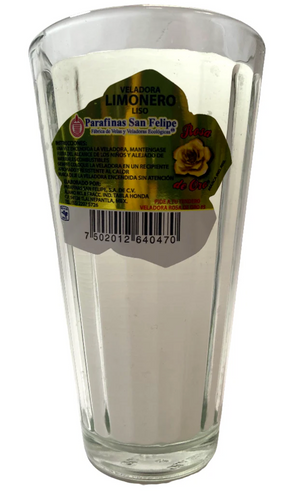 Caja Veladora Limonero Rosa Oro San Felipe 20P - SCG