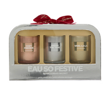 Cargar imagen en el visor de la galería, Vela aromática premium | Set Victoria’s Secret Eau so Festive 3 pzs - BGP