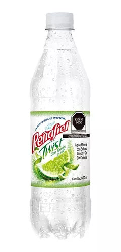 Caja agua mineral Twist limón 600M/12P - SCG