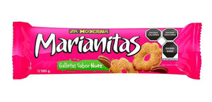 Caja Galletas Marianitas Nuez de 185 grs con 20 piezas - La Moderna