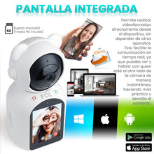 Cargar imagen en el visor de la galería, CAMARA DE MONITOREO CON PANTALLA Y AUDIO BIDIRECCIONAL - BGP