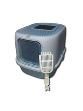 Cargar imagen en el visor de la galería, Arenero Cerrado Para Gato Facil Limpieza 2 Vias De Entrada - BGP