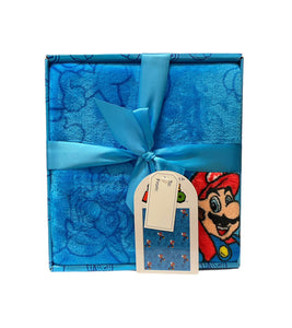 Cobija Azul Mario Bros Suave 127 Cm X 152 Cm - BGP