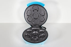 Maquina Para Hacer Mini Hotcakes Animalitos Automatica Azul - BGP