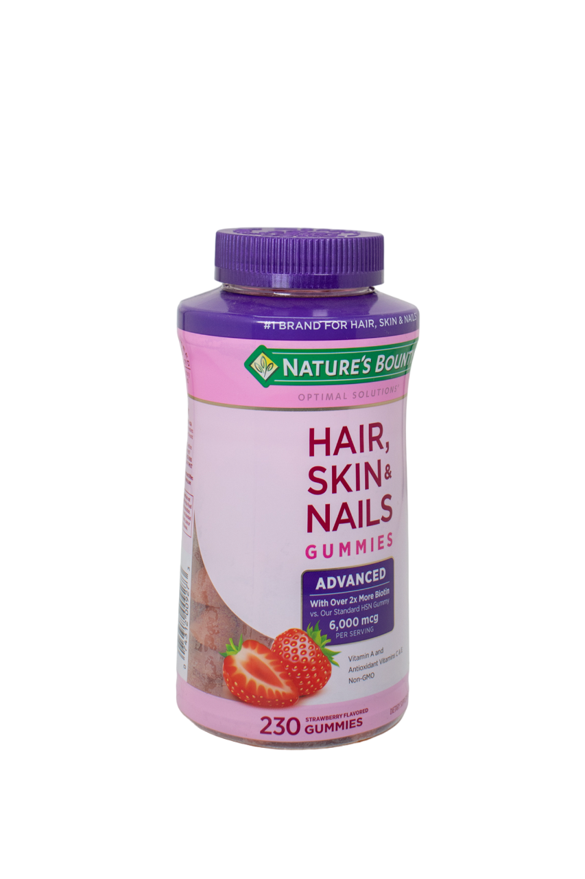 GOMITAS NATURE´S BOUNTY VITAMINAS PARA CABELLO, PIEL & UÑAS - BGP