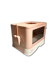 Cargar imagen en el visor de la galería, Arenero Cerrado Cuadrado Para Gato Fonico  51 X 41 X 38cm - BGP