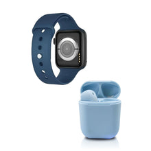 Cargar imagen en el visor de la galería, Kit smartwatch y audífons twins negro - BGP