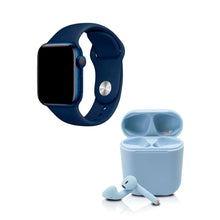 Cargar imagen en el visor de la galería, Kit smartwatch y audífons twins negro - BGP