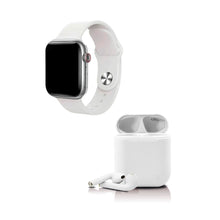 Cargar imagen en el visor de la galería, Kit smartwatch y audífons twins negro - BGP