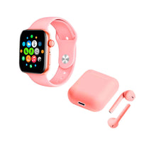 Cargar imagen en el visor de la galería, Kit smartwatch y audífons twins negro - BGP