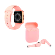 Cargar imagen en el visor de la galería, Kit smartwatch y audífons twins negro - BGP