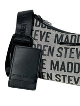 Cargar imagen en el visor de la galería, Bolsa Steve Madden Negra y Rosa con Tarjetero - BGP